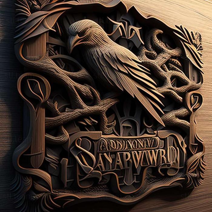 3D model Ravensword Shadowlands game (STL)